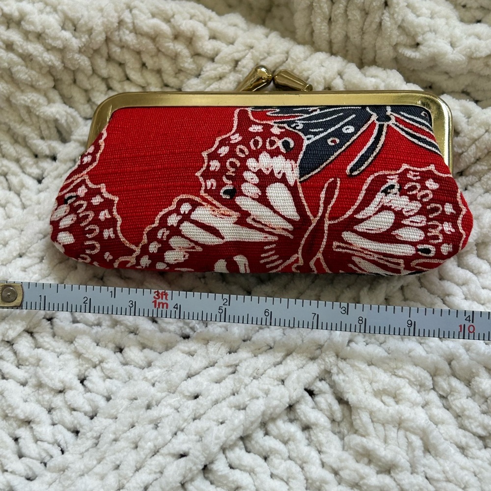 Red butterfly coin purse - Picture 6 of 6
